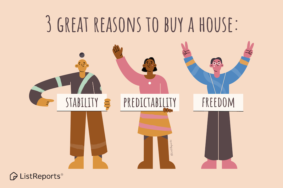 3 Good Reasons to Buy a Home