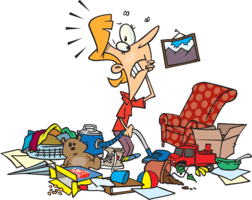 If you are serious about staging your home, all clutter must go