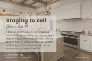 Staging to Sell Sprucing up Your Kitchen